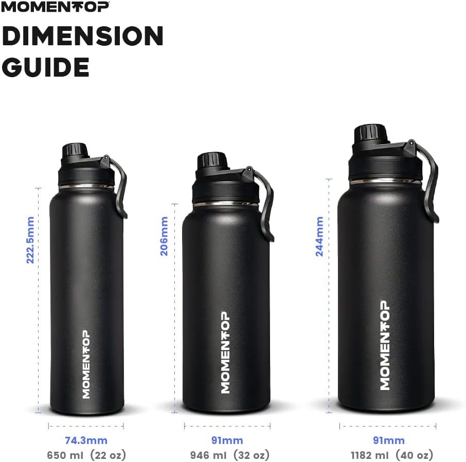 BOTELLA DEPORTIVA MOMENTOP™ DE 40 oz | MIEL Y MOSTAZA