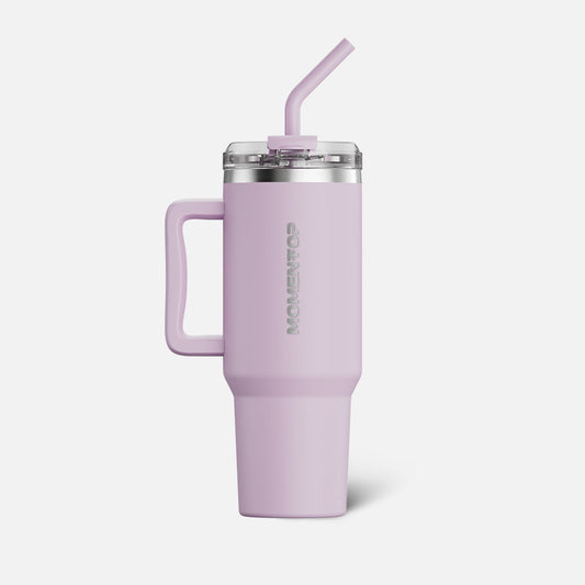 VASO DEPORTIVO DE 40 oz CON ASA LATERAL MOMENTOP™ | ROSA FRÍO