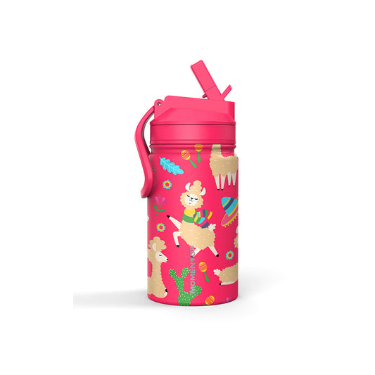 BOTELLA DE AGUA PARA NIÑOS DE 355 ml | PRINCESA ROSA