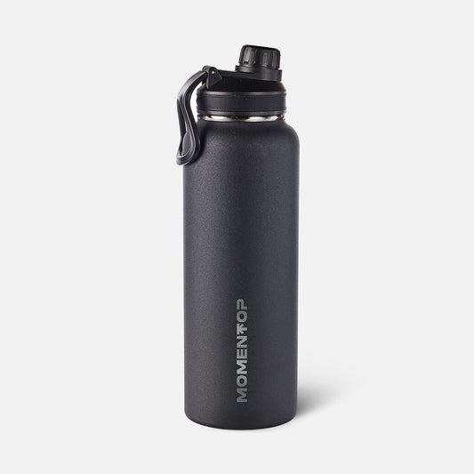 BOTELLA DEPORTIVA MOMENTOP™ DE 40 oz | DOBLE NEGRO 